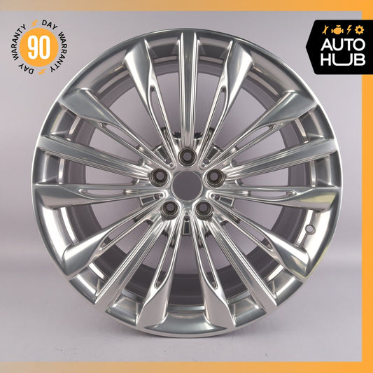 BMW G12 750Li 640i GT 10 x 20 20" Rear Style 646 Wheel Rim Polished 6868052 OEM - photo 1