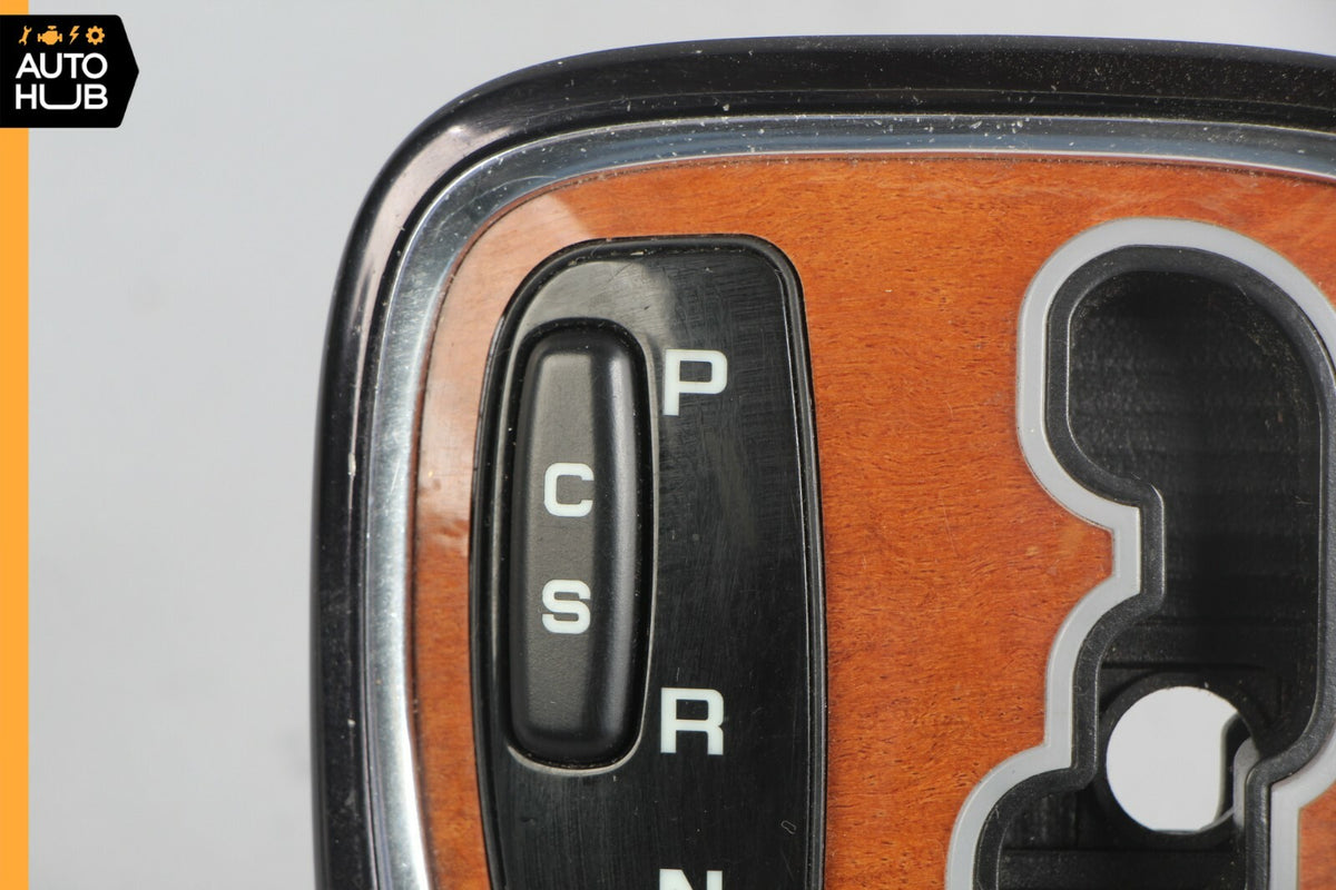 00-06 Mercedes W220 S350 S430 S500 Gear Shifter Bezel Trim Indicator Wood OEM - photo 2