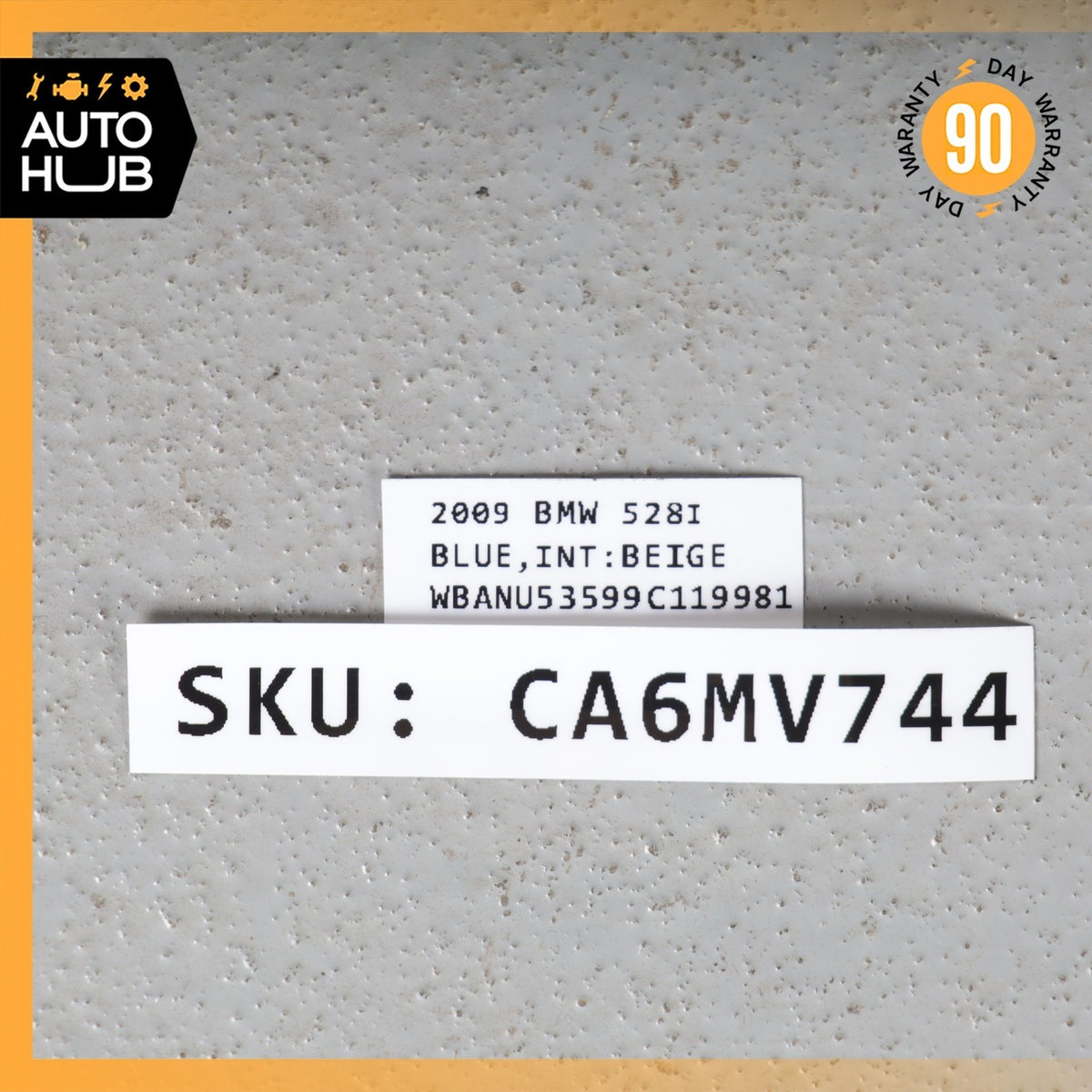 08-10 BMW E60 528i 535i Dashboard Center Cover Panel Trim Molding OEM 78k - photo 17