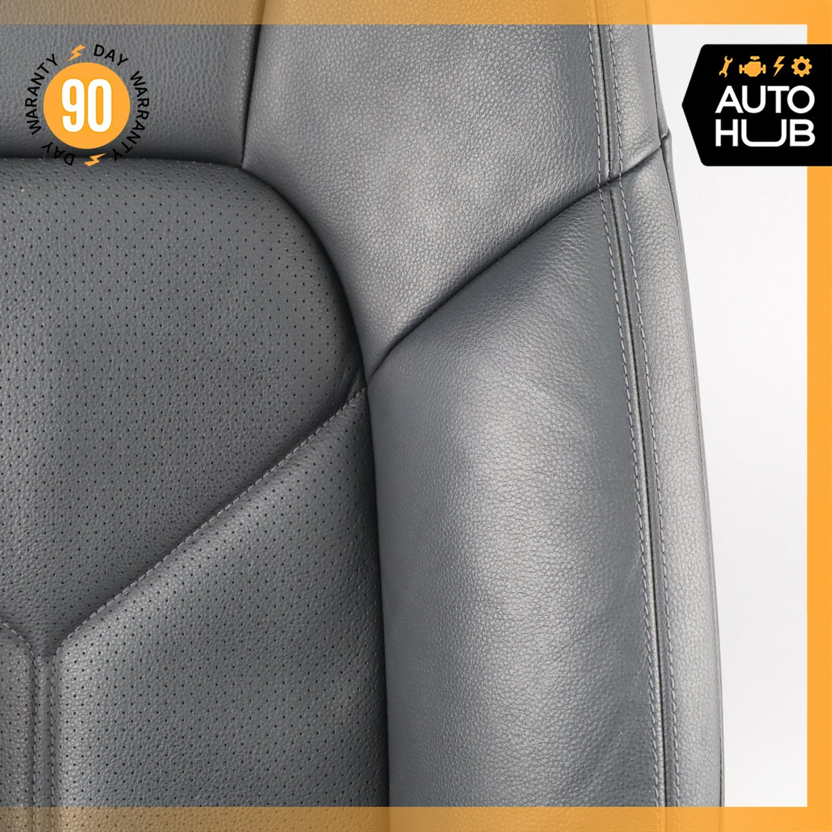 11-18 Porsche Cayenne 958 Front Right Side Seat Upper Cushion Black OEM - photo 4