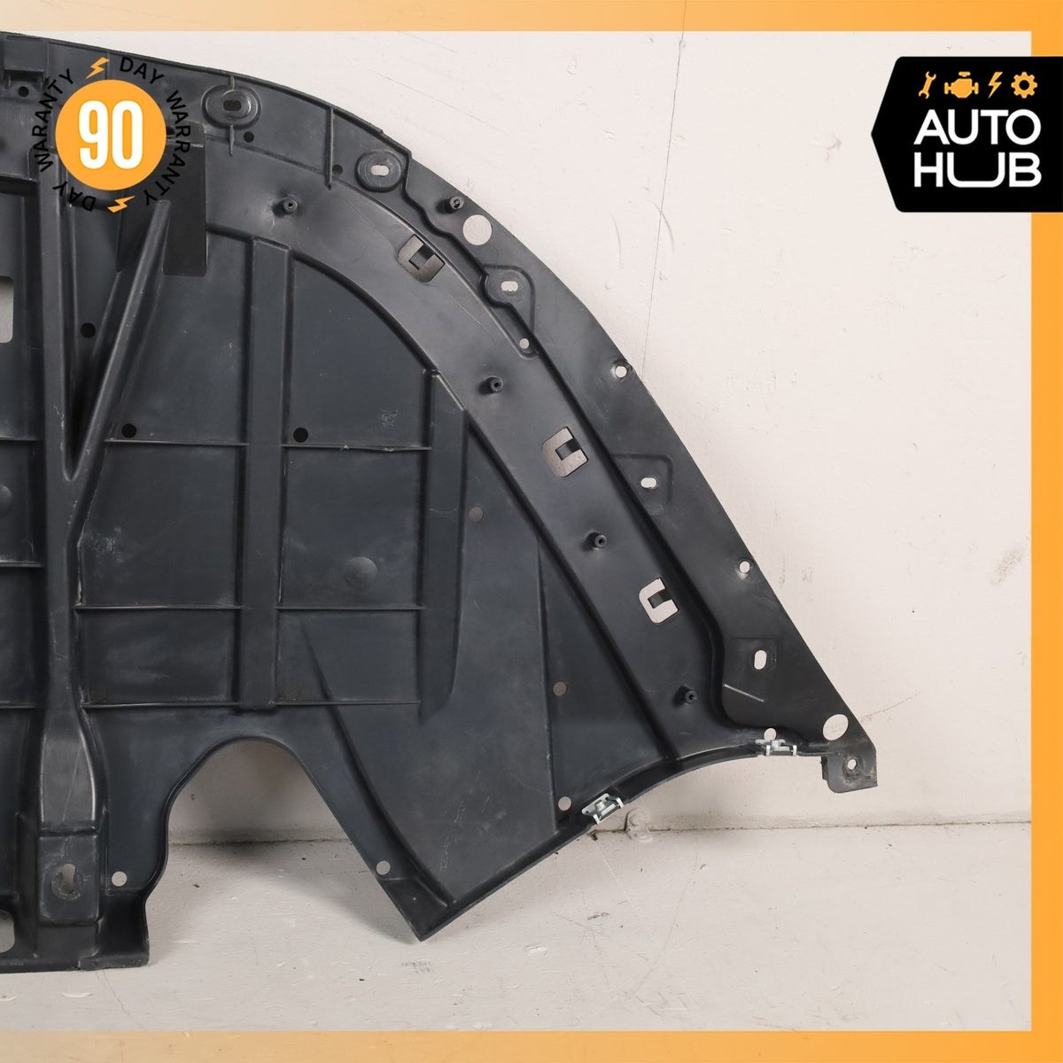 14-17 Jaguar X152 F-Type Front Bumper Under Body Shield Cover OEM - photo 8