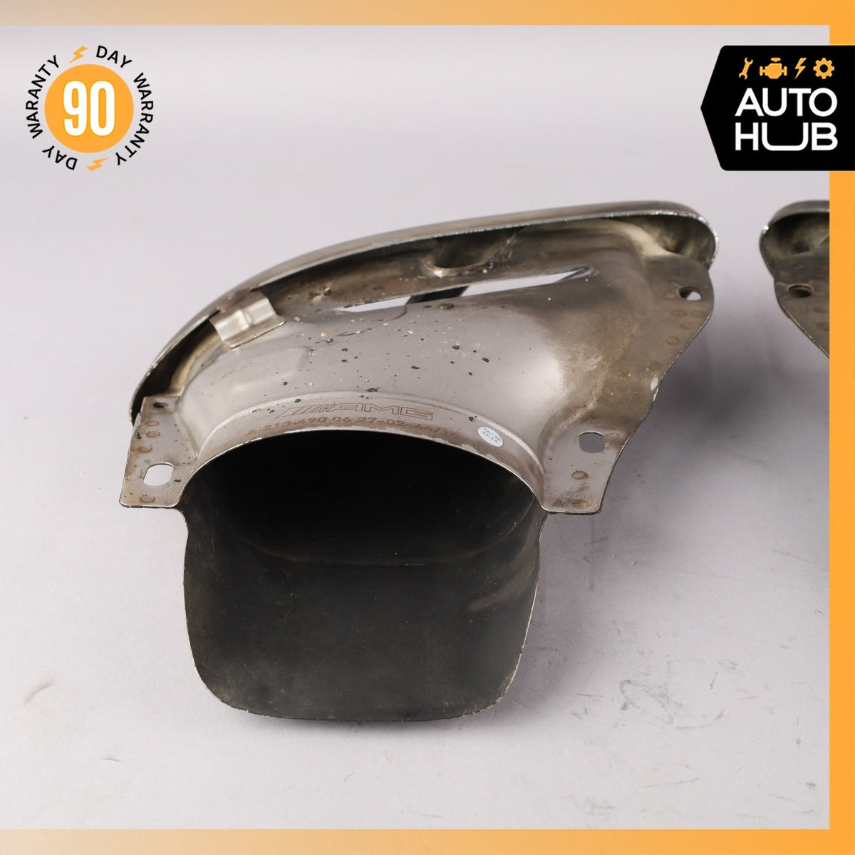 Mercedes W213 E43 AMG M276 Left & Right Side Exhaust Mufflers Tips Set OEM 77k - photo 11