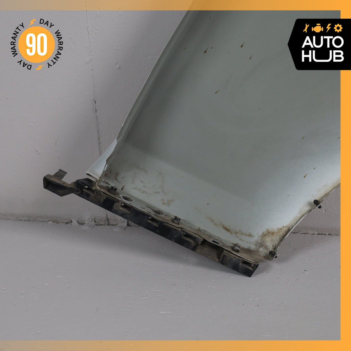 08-13 BMW E82 128i Front Left Driver Fender Cover Panel White 41357133227 OEM - photo 9
