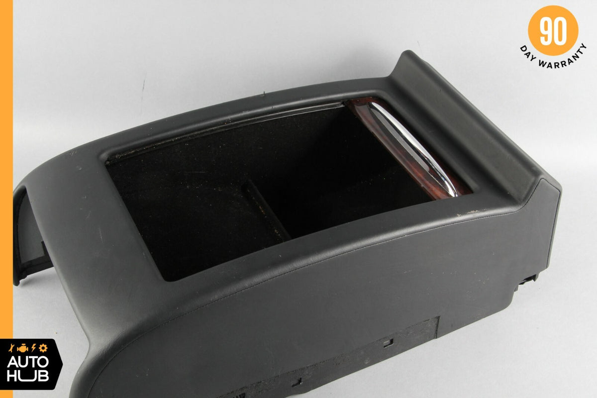 07-10 Mercede W216 CL550 Center Console Rear Storage Compartment Black OEM - photo 8