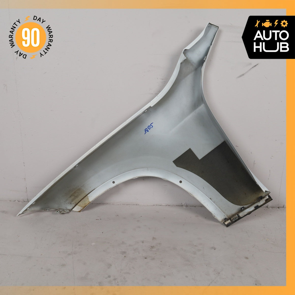 13-15 BMW E84 X1 Right Passenger Side Fender Assembly White OEM 72k - photo 9