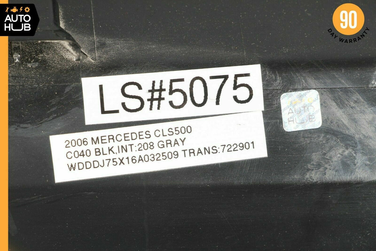 06-08 Mercedes W219 CLS500 CLS55 AMG Dashboard Glove Box Compartment Gray OEM - photo 12