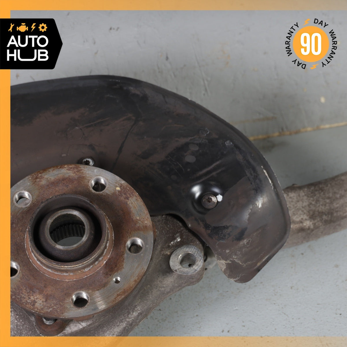 11-14 Audi D4 A8 Front Left Driver Spindle Knuckle Hub 4H0407253G OEM - photo 4