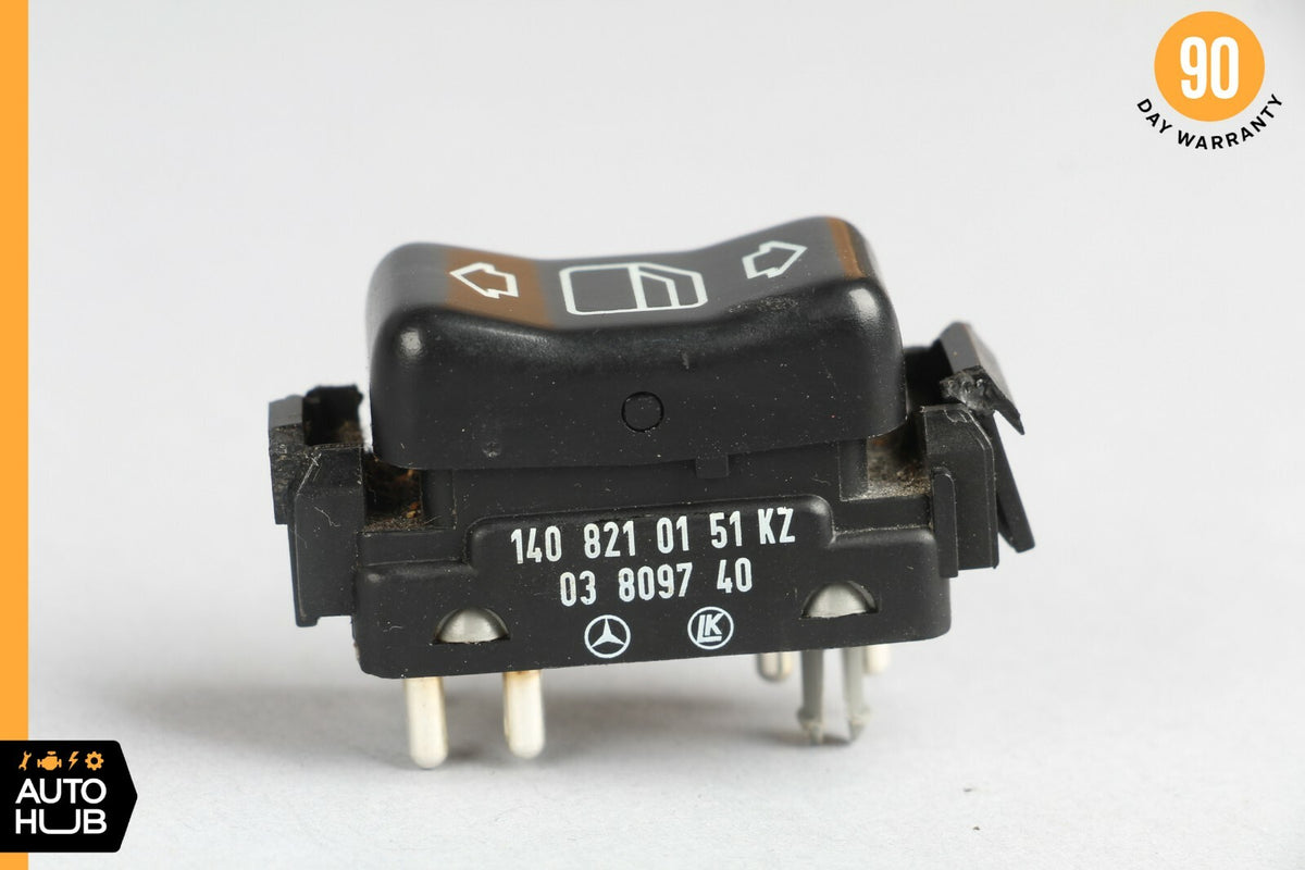 92-99 Mercedes W140 CL600 S420 S500 Window Regulator Control Switch Button OEM - photo 2