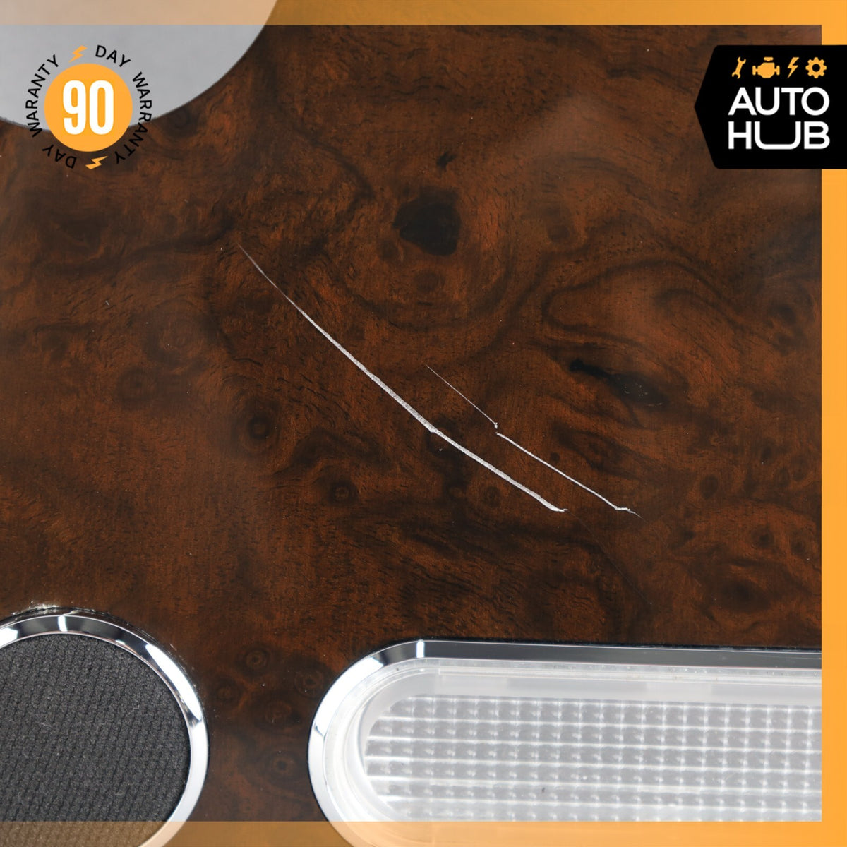 03-10 Bentley Continental GT Coupe Rear Overhead Dome Light Trim Wood OEM 73k - photo 7