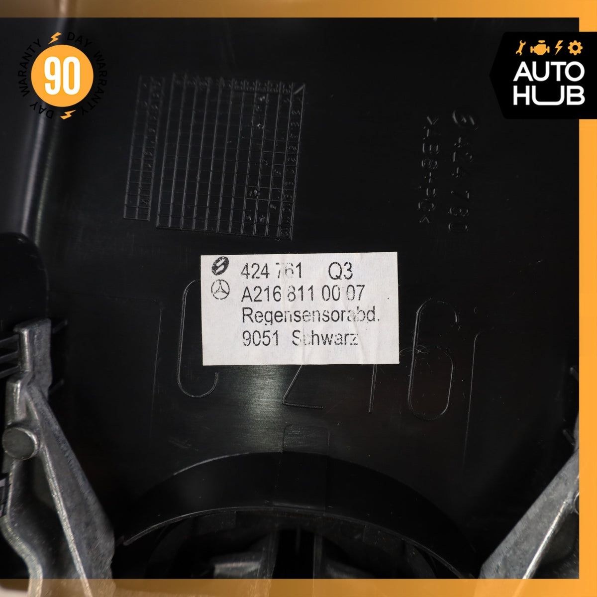 07-10 Mercedes W216 CL550 CL63 AMG CL600 Interior Rear View Mirror Black OEM - photo 12