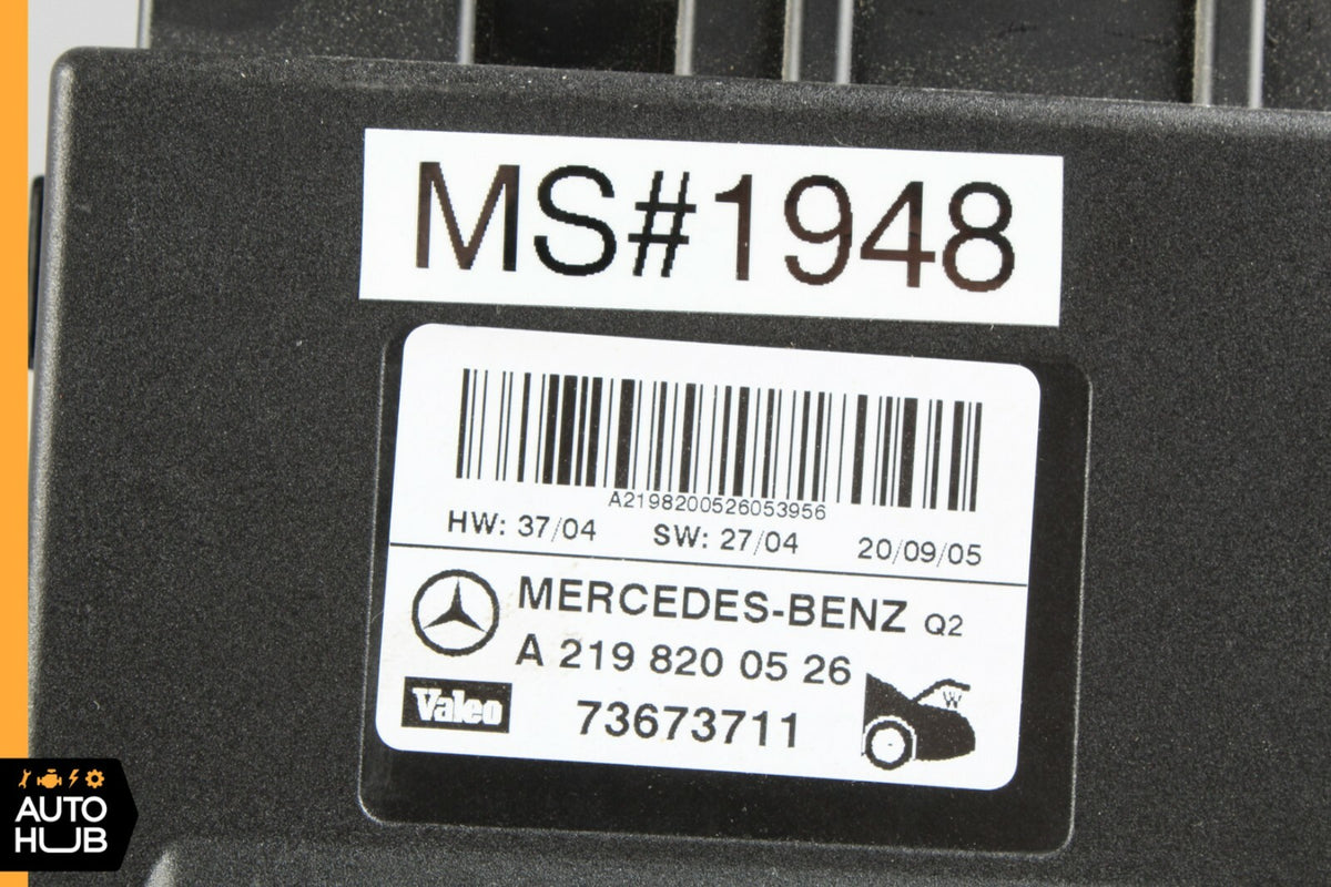 06-11 Mercedes W219 CLS550 CLS55 Trunk Lid Lock Remote Release Control Module - photo 8