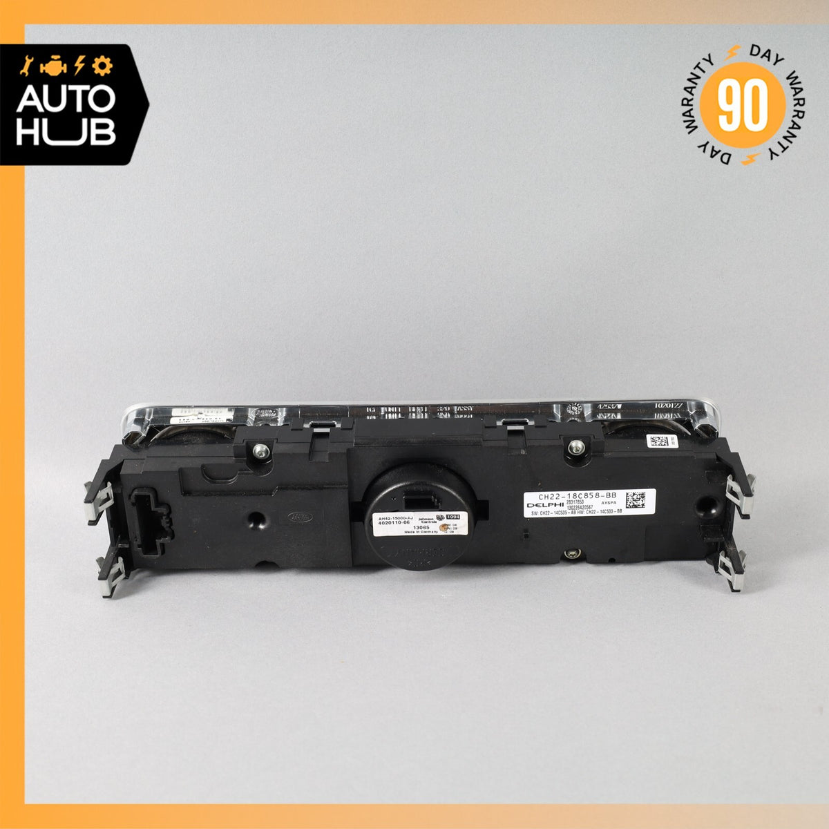 10-13 Land Rover LR4 HSE Dashboard Radio Control Switch Panel w/ Clock OEM - photo 8