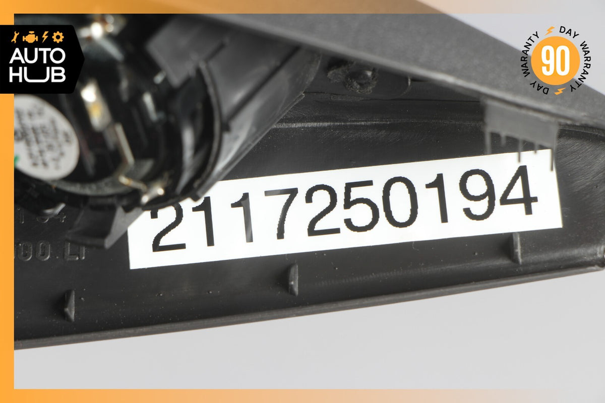 03-06 Mercedes W211 E55 E500 Tweeter Speaker Cover Left Driver Side Black OEM - photo 10