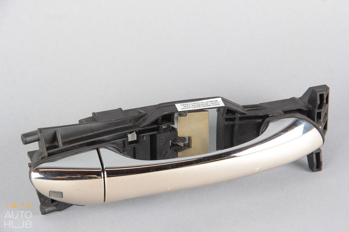 03-09 Mercedes W211 E320 E500 Exterior Door Handle Front Right Side Silver OEM - photo 2