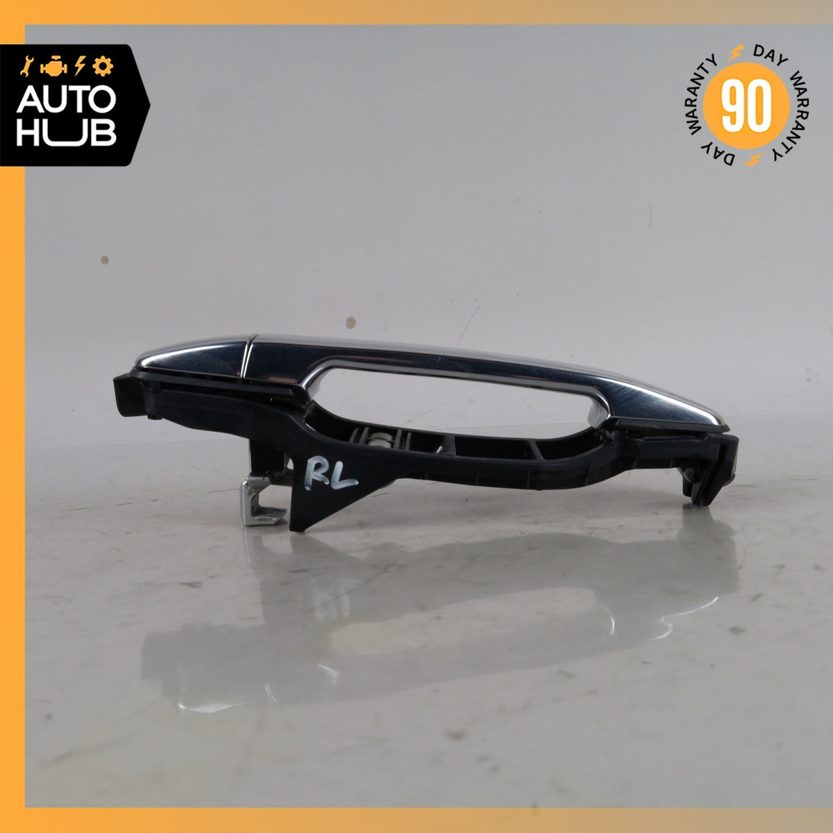 98-03 Mercedes W210 E430 E55 AMG Rear Left Driver Side Door Handle Silver OEM - photo 2