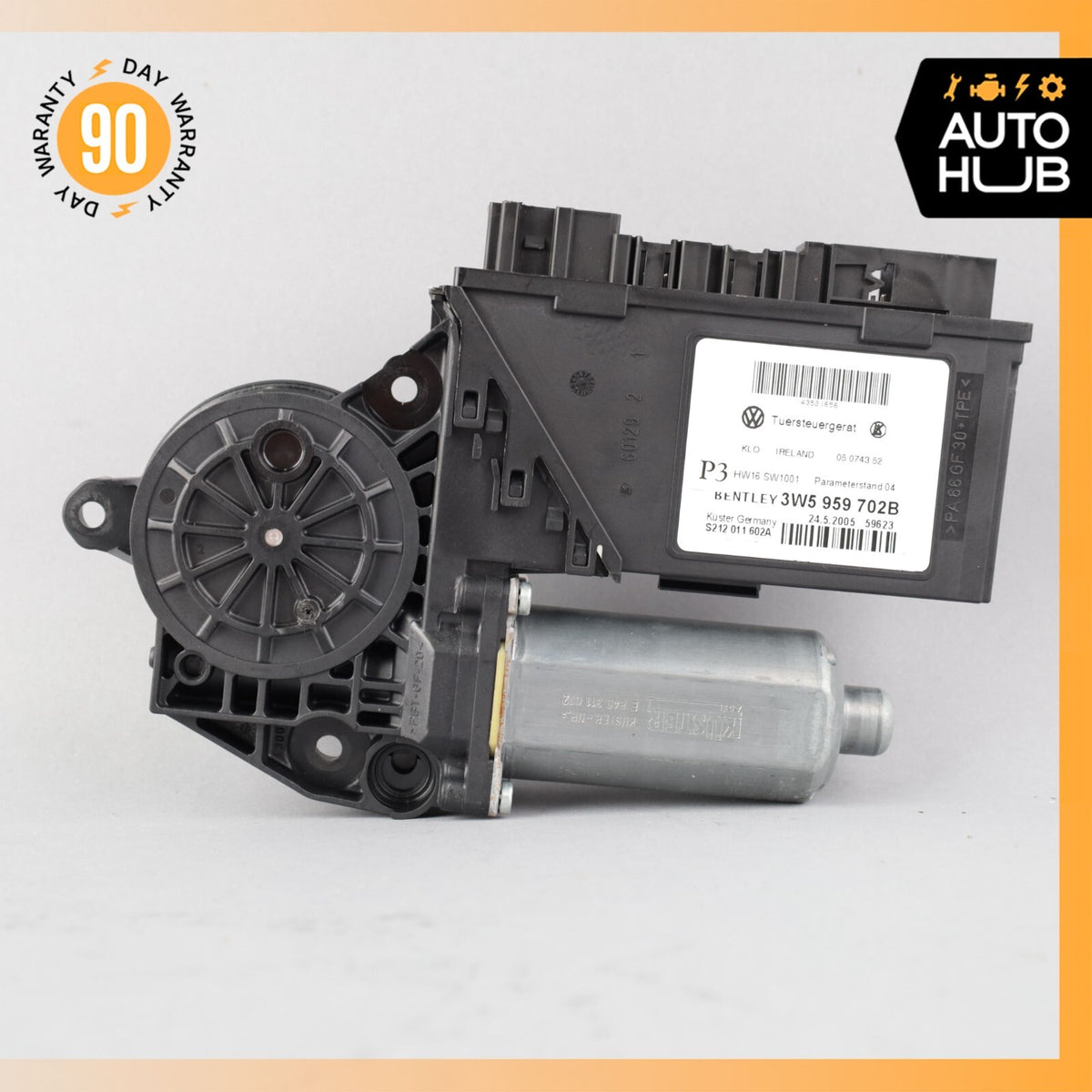 Bentley Continental Flying Spur Front Right Door Window Regulator Motor OEM 78k - photo 5