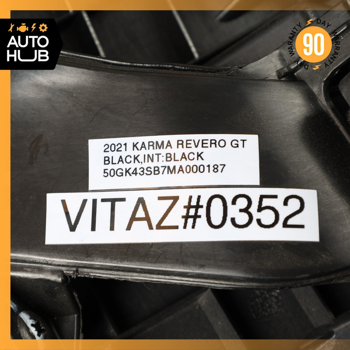 20-22 Karma Revero GT GTS Left Driver Dash Knee Cover Black OEM 11k - photo 19