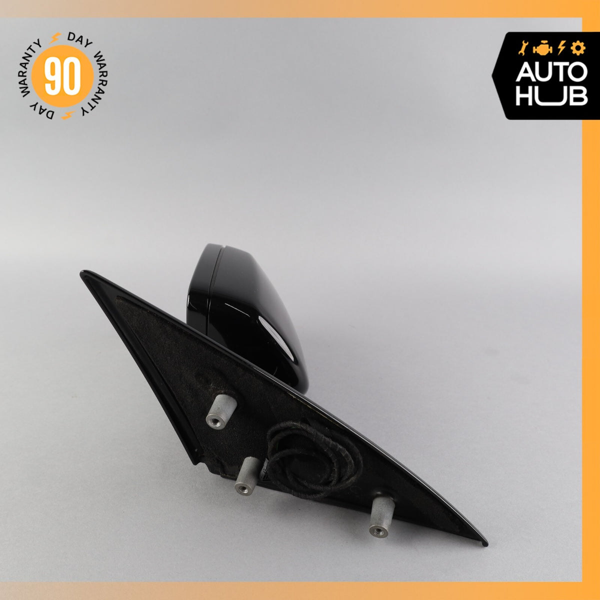 06-10 BMW E64 650i Left Driver Side Rear View Door Mirror Jet Black OEM 71k - photo 14