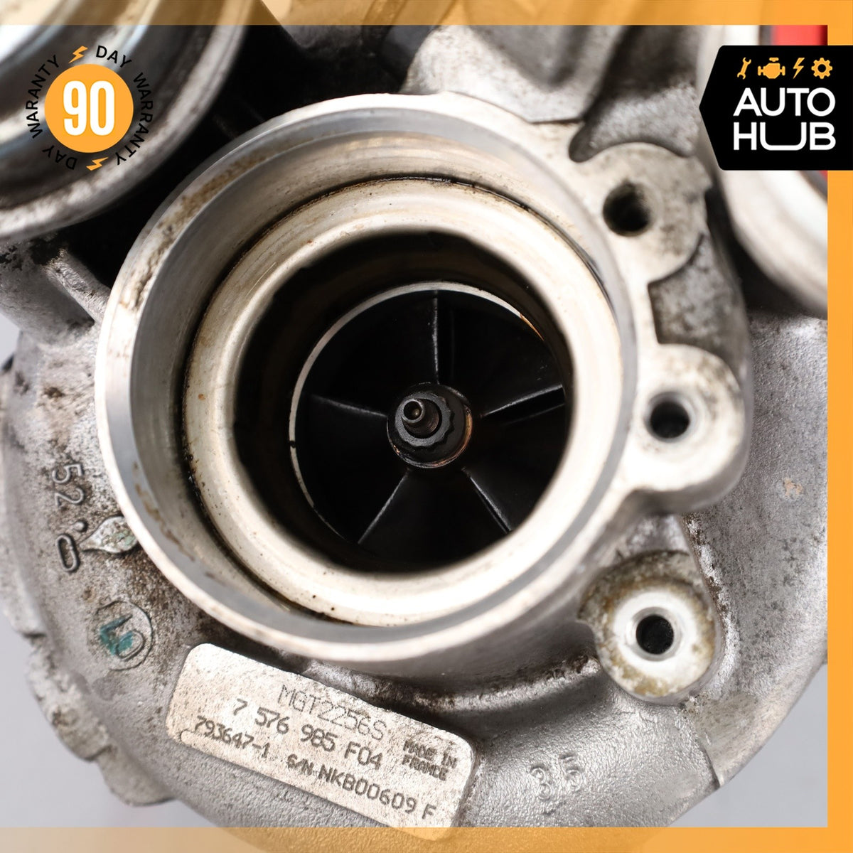 08-17 BMW E70 X5 550i 650i 750i N63 Right or Left Side Turbocharger Garrett OEM - photo 13