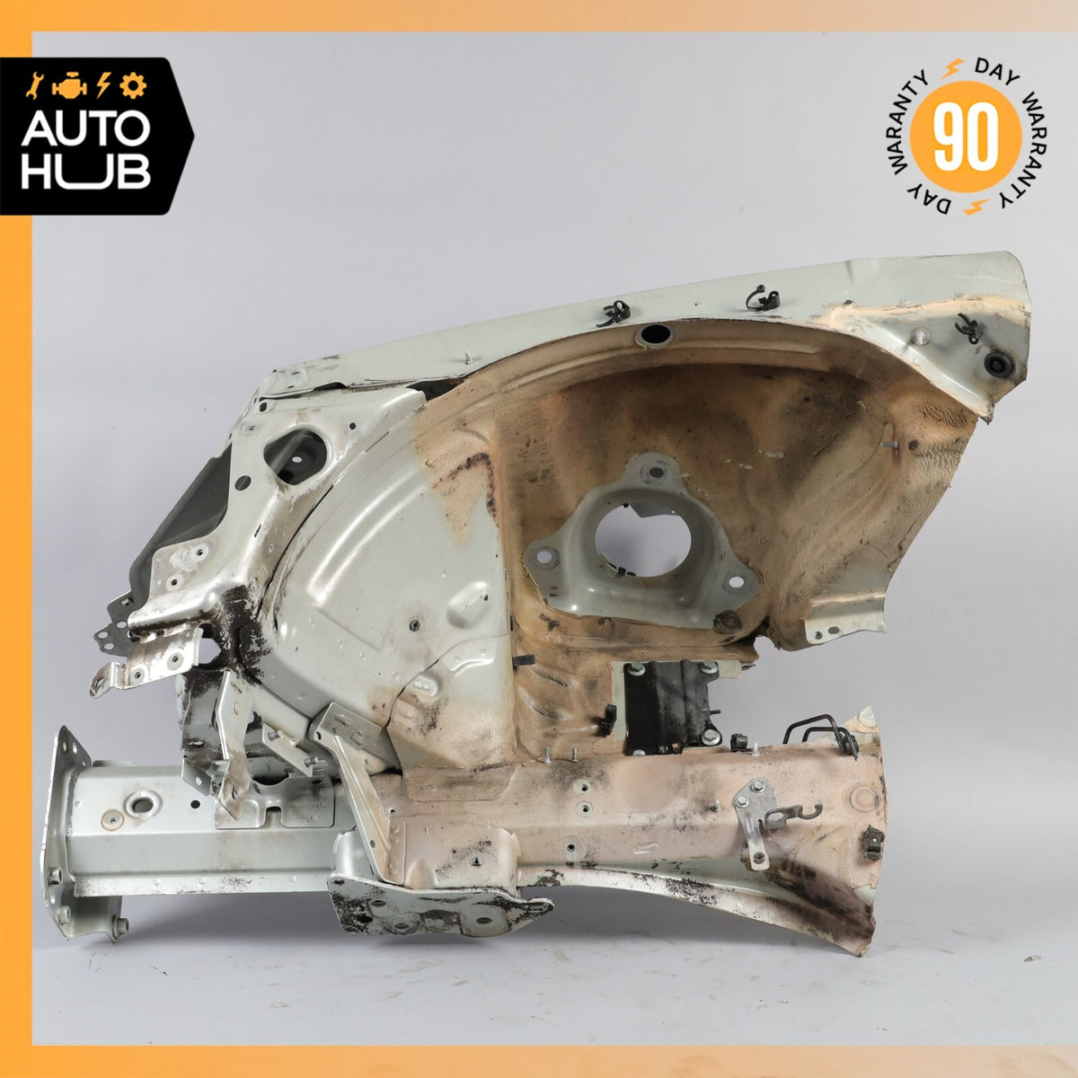 03-10 Bentley Continental GT Front Left Frame Apron Beam Inner Fender OEM 92k - photo 12