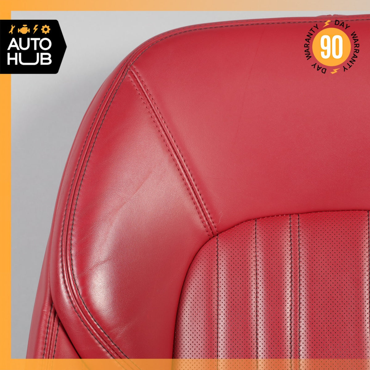 17-22 Maserati Levante S M161 Front Left Top Upper Seat Cushion Red OEM 26k - photo 3