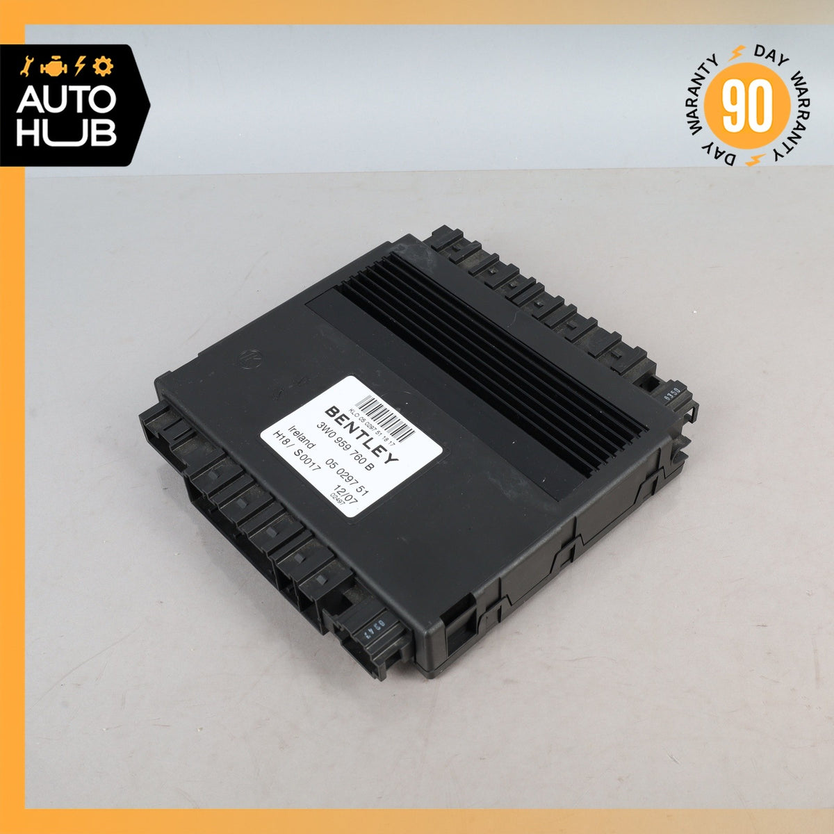 03-11 Bentley Continental GTC GT Front Left Seat Control Module OEM 40k - photo 2