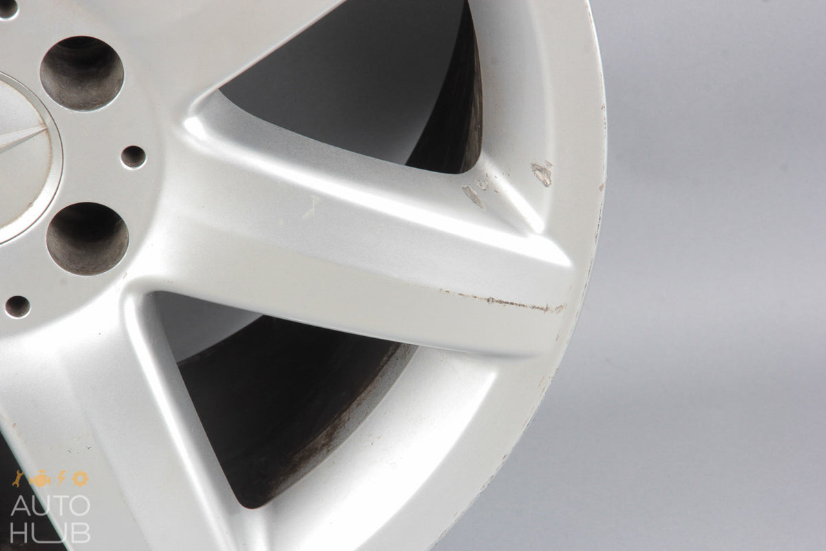 Mercedes R230 SL500 SL600 8.5 X R17 17" Wheel Rim Silver 2304010902 OEM - photo 2