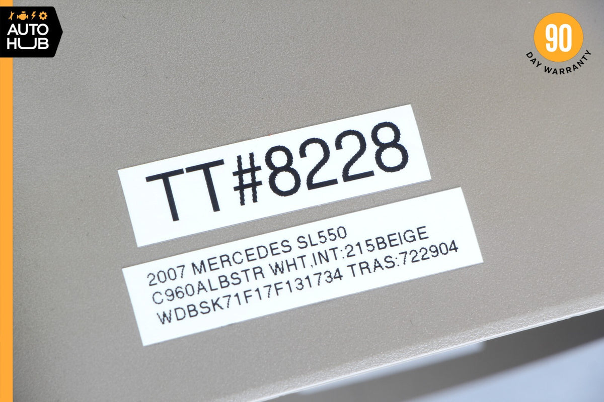 07-08 Mercedes R230 SL550 SL55 AMG Steering Column Switch Clockspring Shroud OEM - photo 12