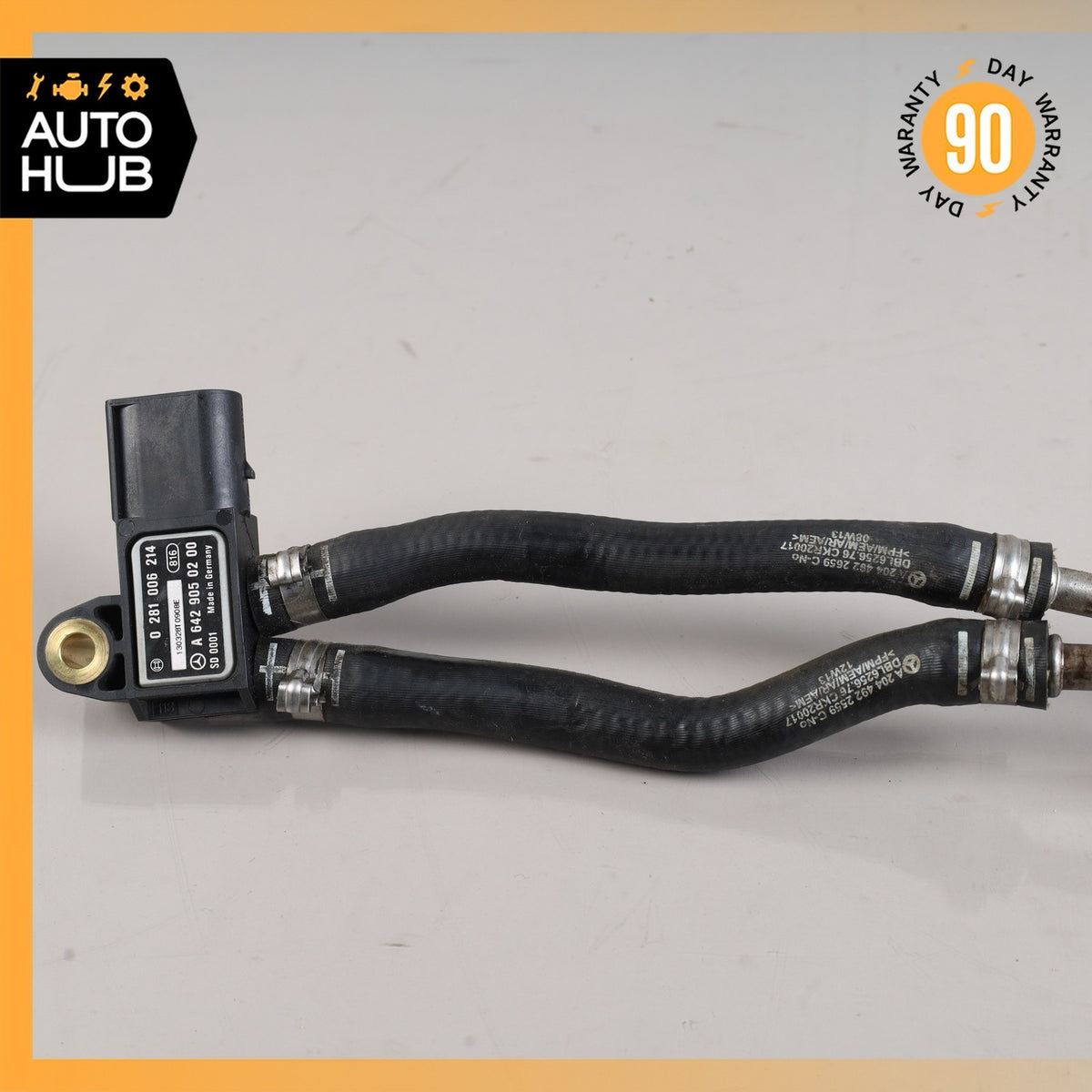 Mercedes X204 GLK250 Diesel BlueTec Exhaust Pressure Line w/ Sensor OEM - photo 4