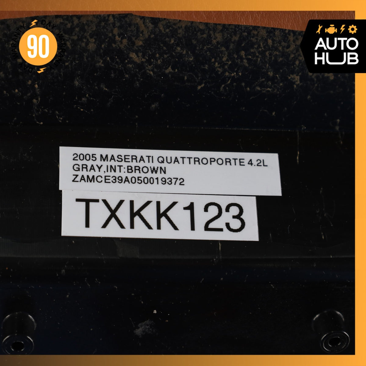 03-08 Maserati Quattroporte Back Panel Seat Cover Front Left or Right Side 29k - photo 13