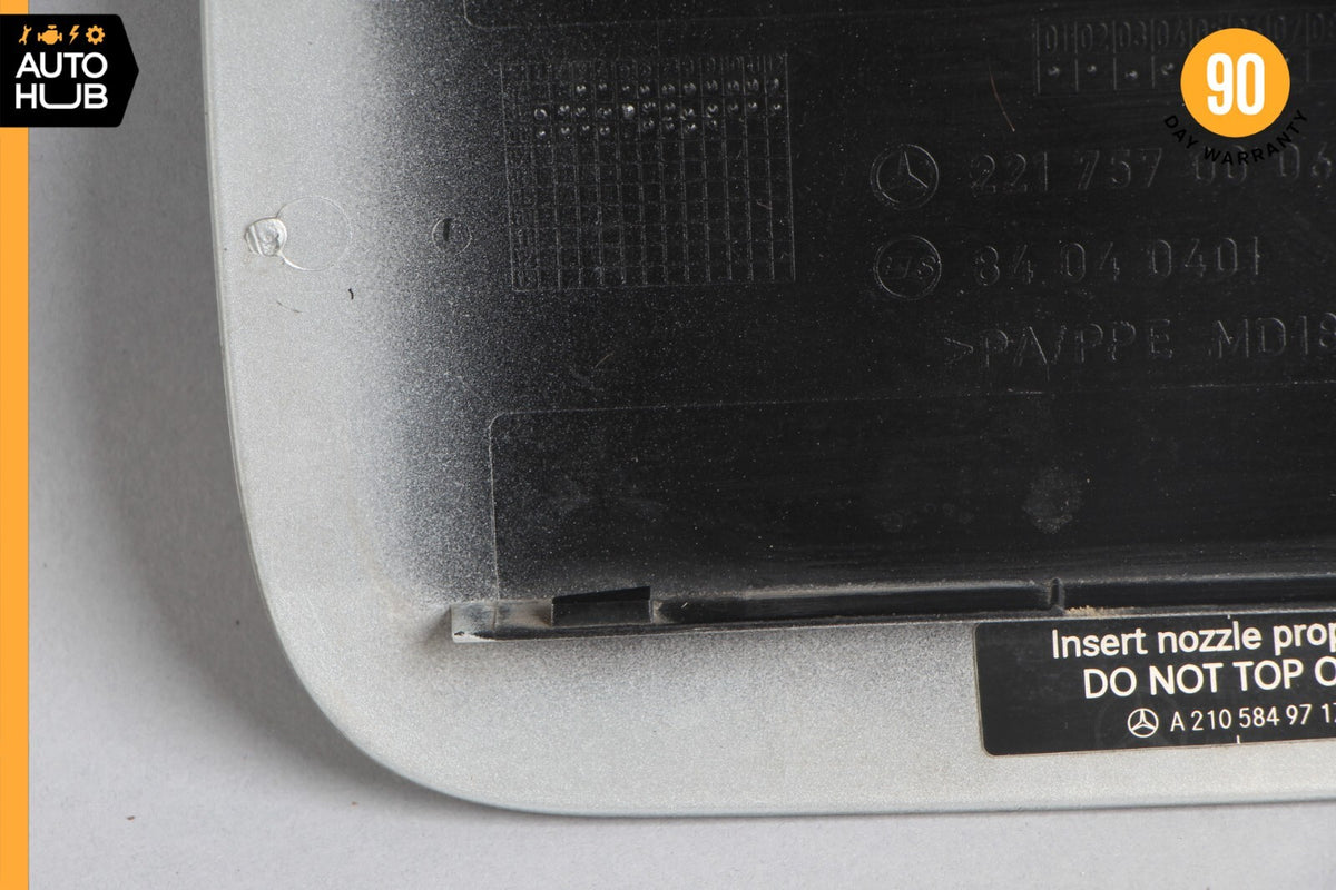 07-13 Mercedes W221 S550 S400 Fuel Door Lid Gas Tank Cover 2217570006 OEM - photo 9