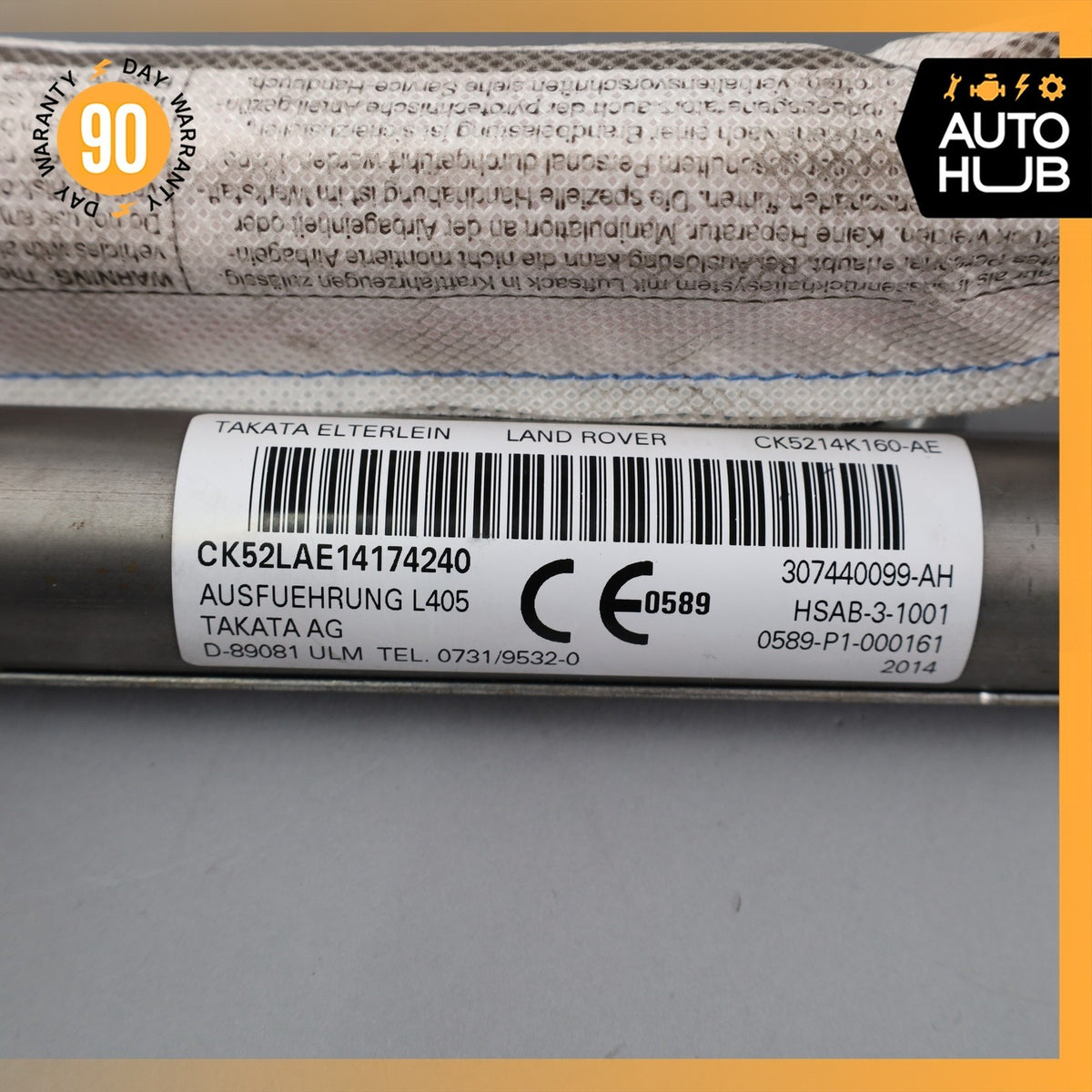 Land Rover Range Rover L405 Roof Curtain Airbag Air Bag Left CK5214K160AE OEM - photo 22