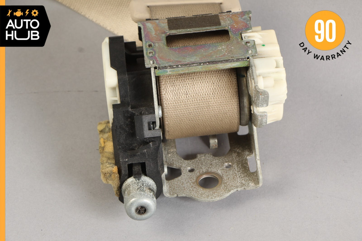 07-10 Mercedes W216 CL550 CL600 CL63 Rear Left Driver Side Seat Belt Beige OEM - photo 6