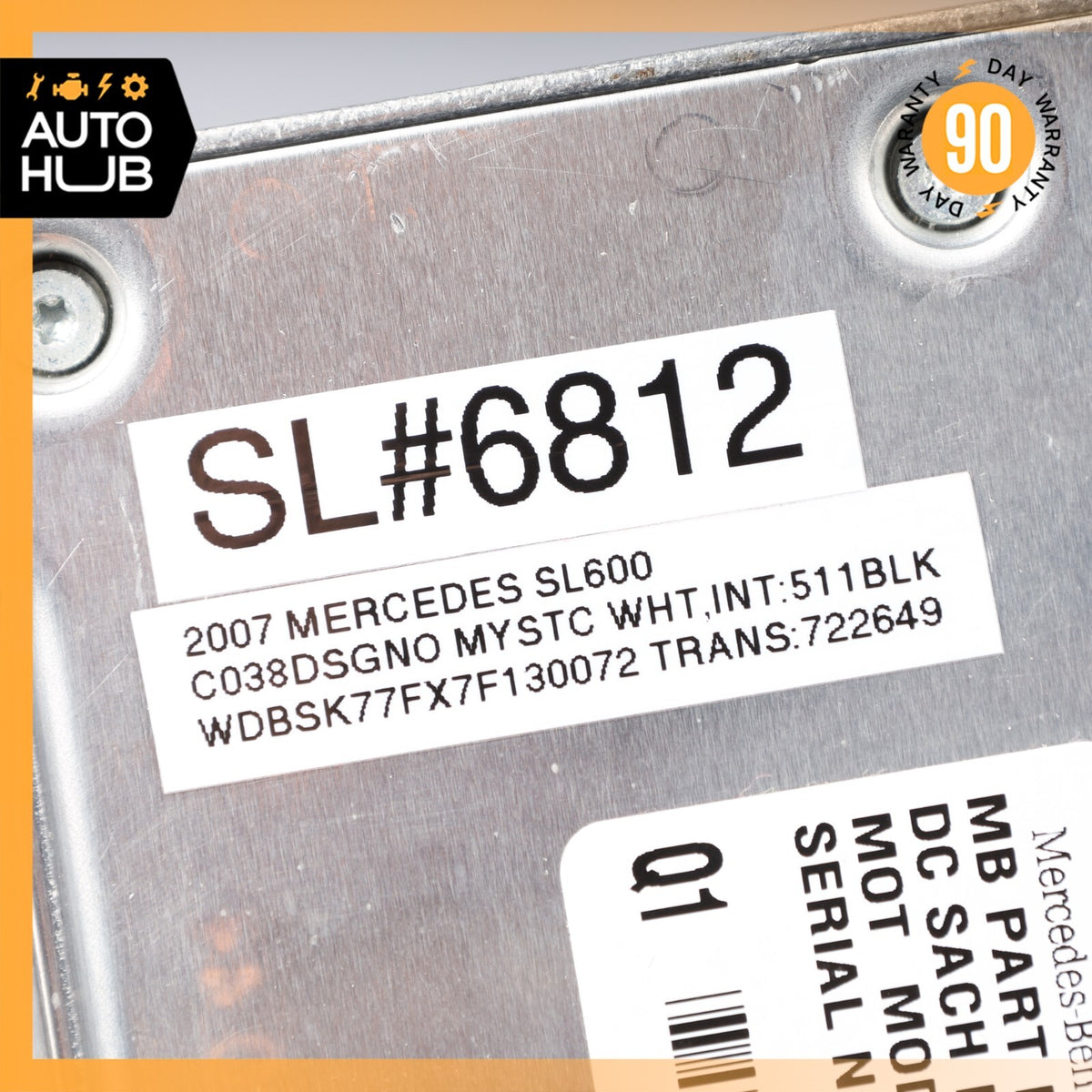 06-12 Mercedes R230 SL600 ML63 E350 Communication Control Module 2198200926 OEM - photo 8