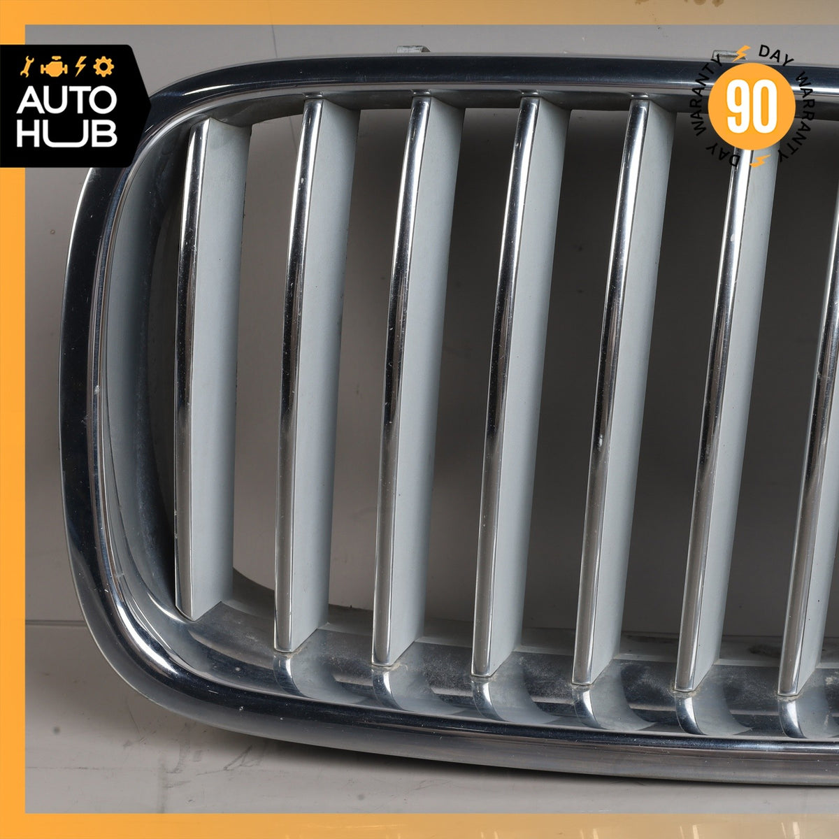 11-13 BMW F10 550i ActiveHybrid 5 Left Side Radiator Hood Grill Grille OEM - photo 3