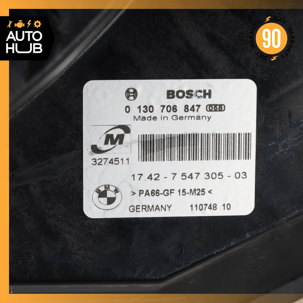 07-13 BMW E90 328i 128i 3.0L N51 Radiator Cooling Fan Motor OEM - photo 15