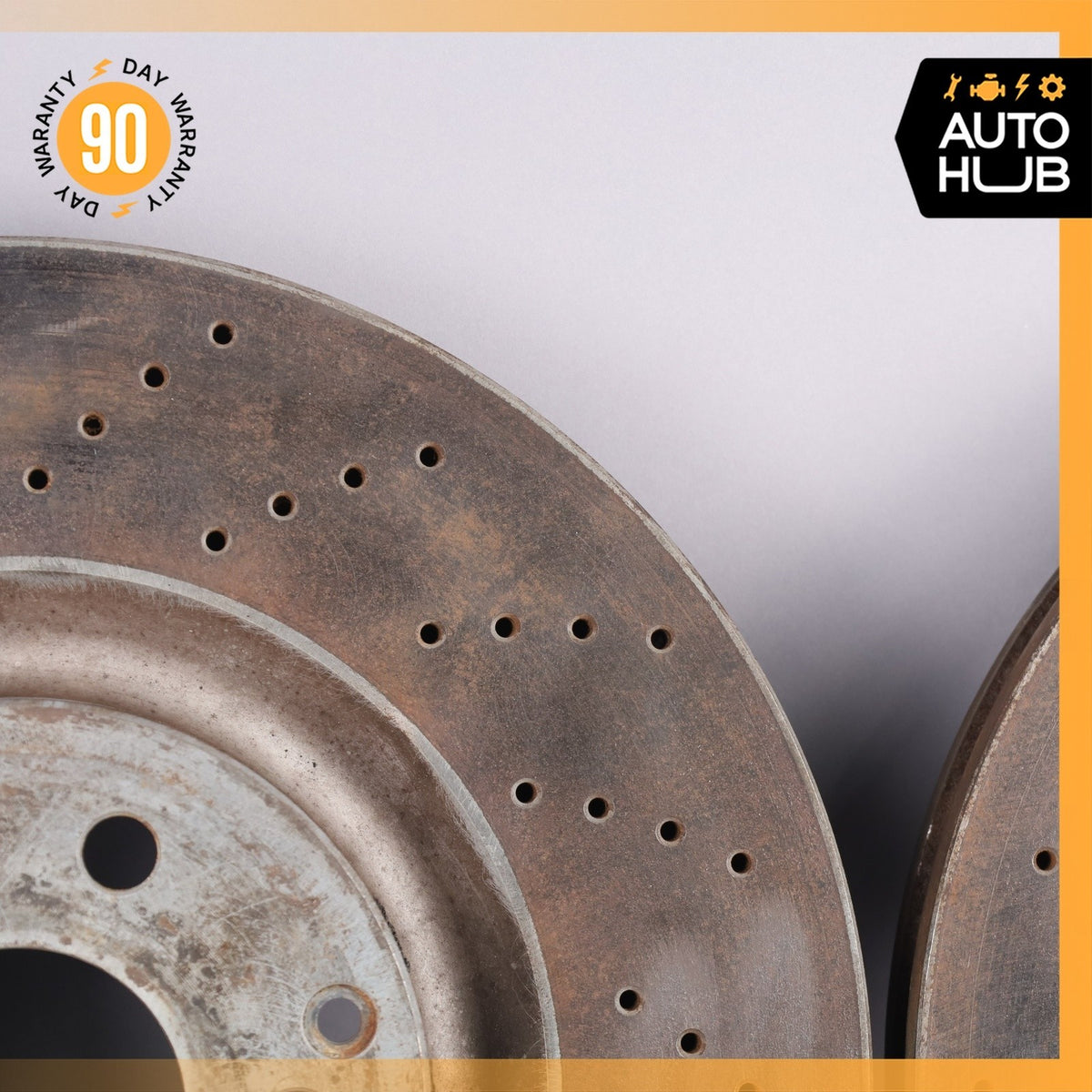 Mercedes R230 SL55 SL65 AMG SL600 CL550 Front Brake Rotors 2304210712 OEM 76k - photo 6