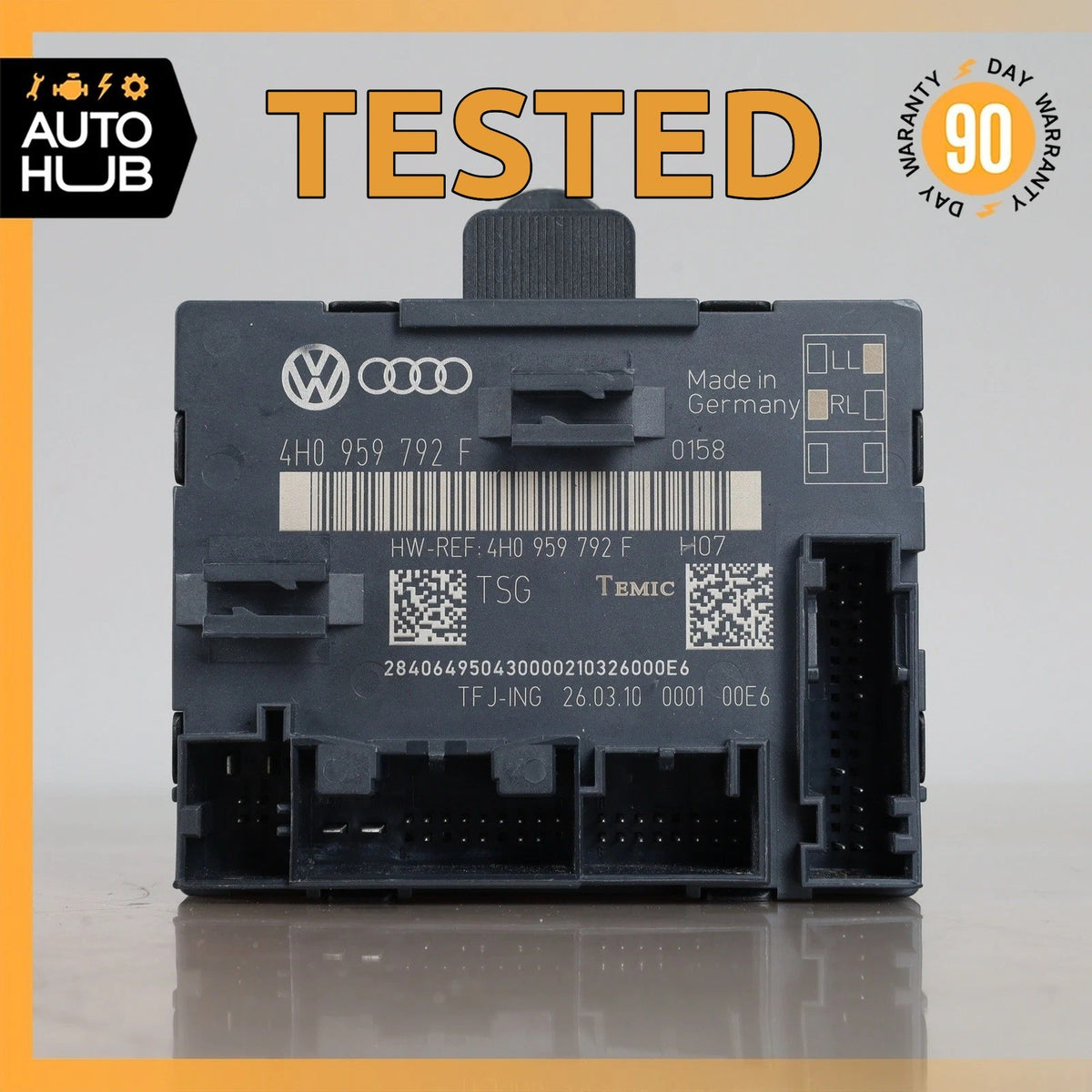 Audi D4 A8 Front Right Passenger Side Door Control Module OEM - photo 1