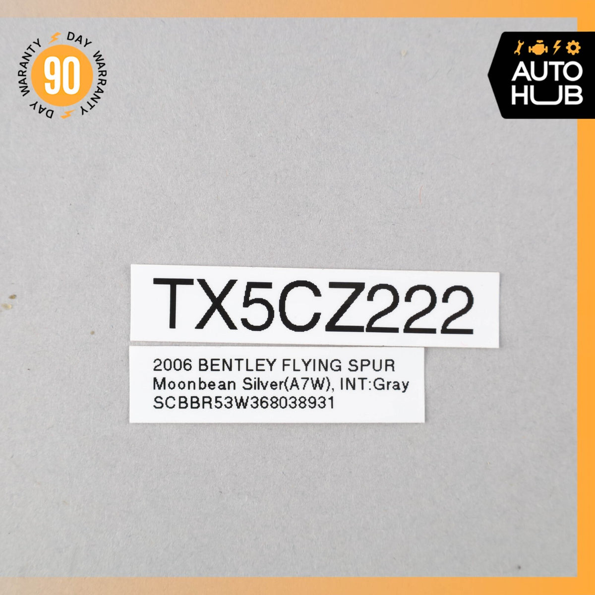 2006 Bentley Continental Flying Spur Rear Side Mid Range Sound Speaker OEM 53k - photo 20