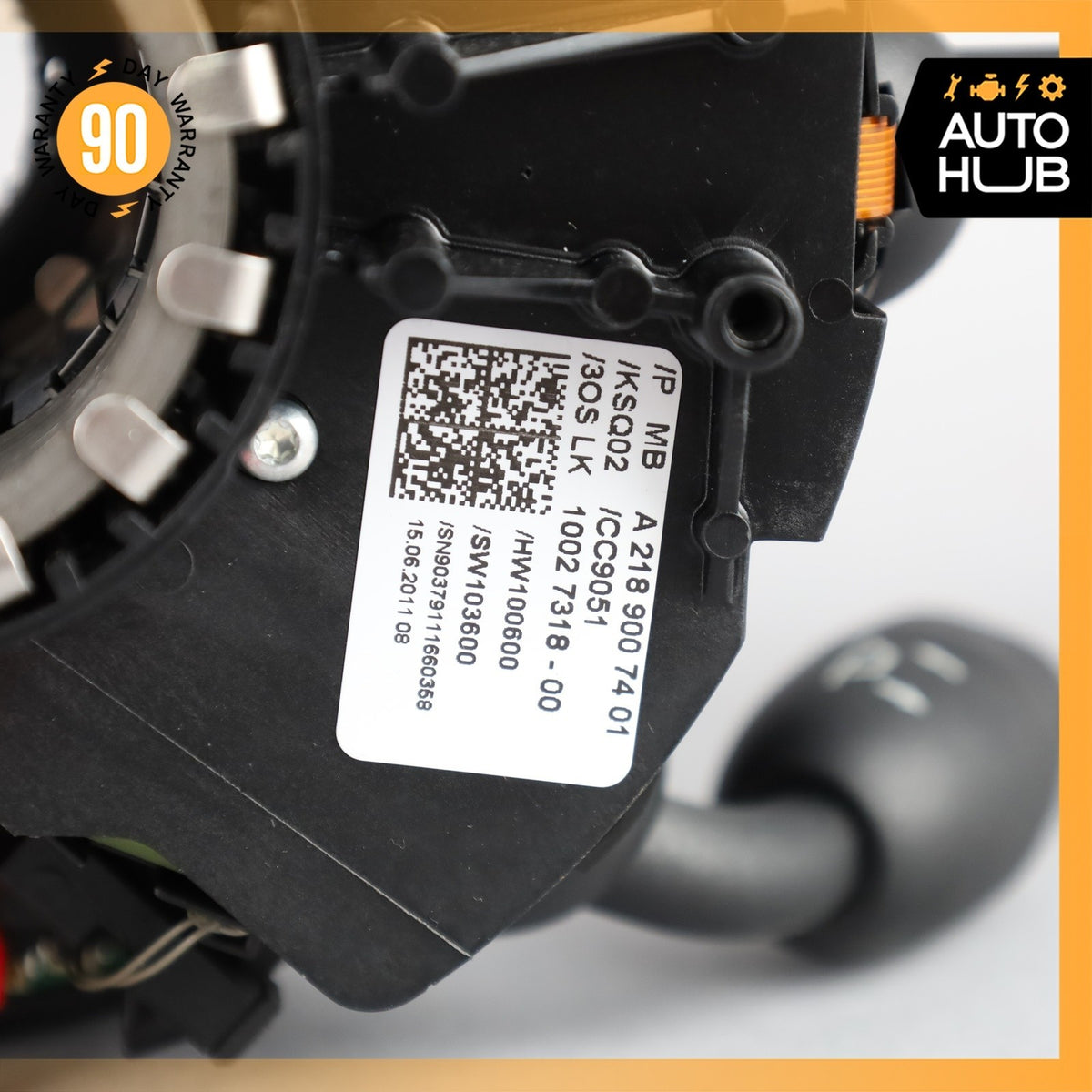 2012 Mercedes W218 CLS550 Steering Column Switches Clock Spring OEM - photo 22