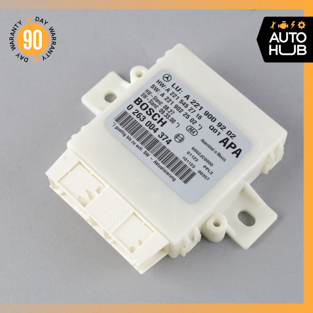 10-13 Mercedes W221 S400 S63 Park Assist Parktronic Sensor Module Control OEM - photo 3