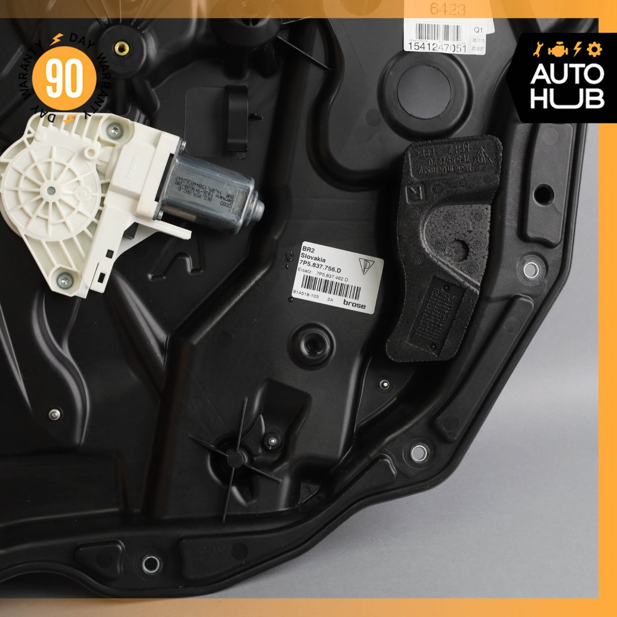 11-18 Porsche Cayenne 958 GTS Front Right Side Door Window Regulator OEM - photo 6