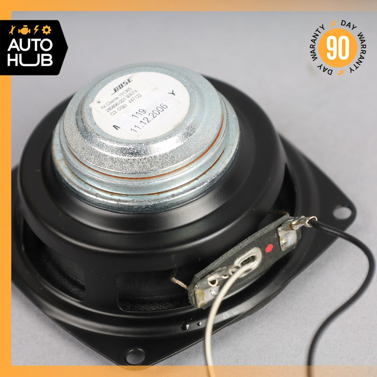 03-19 Maserati Quattroporte Dashboard Dash Center Audio Speaker Bose OEM - photo 5