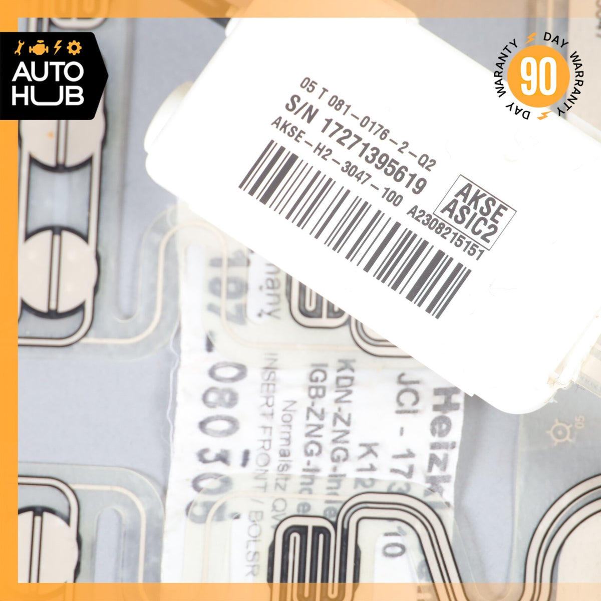 05-08 Mercedes R230 SL500 SL55 AMG Seat Occupancy Sensor Mat SRS 2308215151 OEM - photo 8