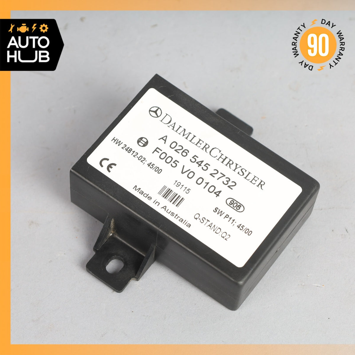 03-06 Mercedes R230 SL500 SL55 Diagnosis System Module 0265452732 OEM - photo 1
