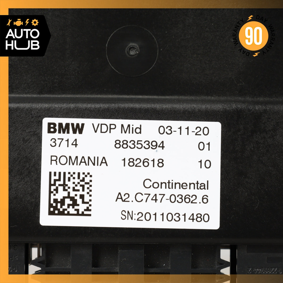 BMW G05 X5 X4 X4M Active Air Suspension Control Module VDP 37148835394 OEM 44k - photo 7