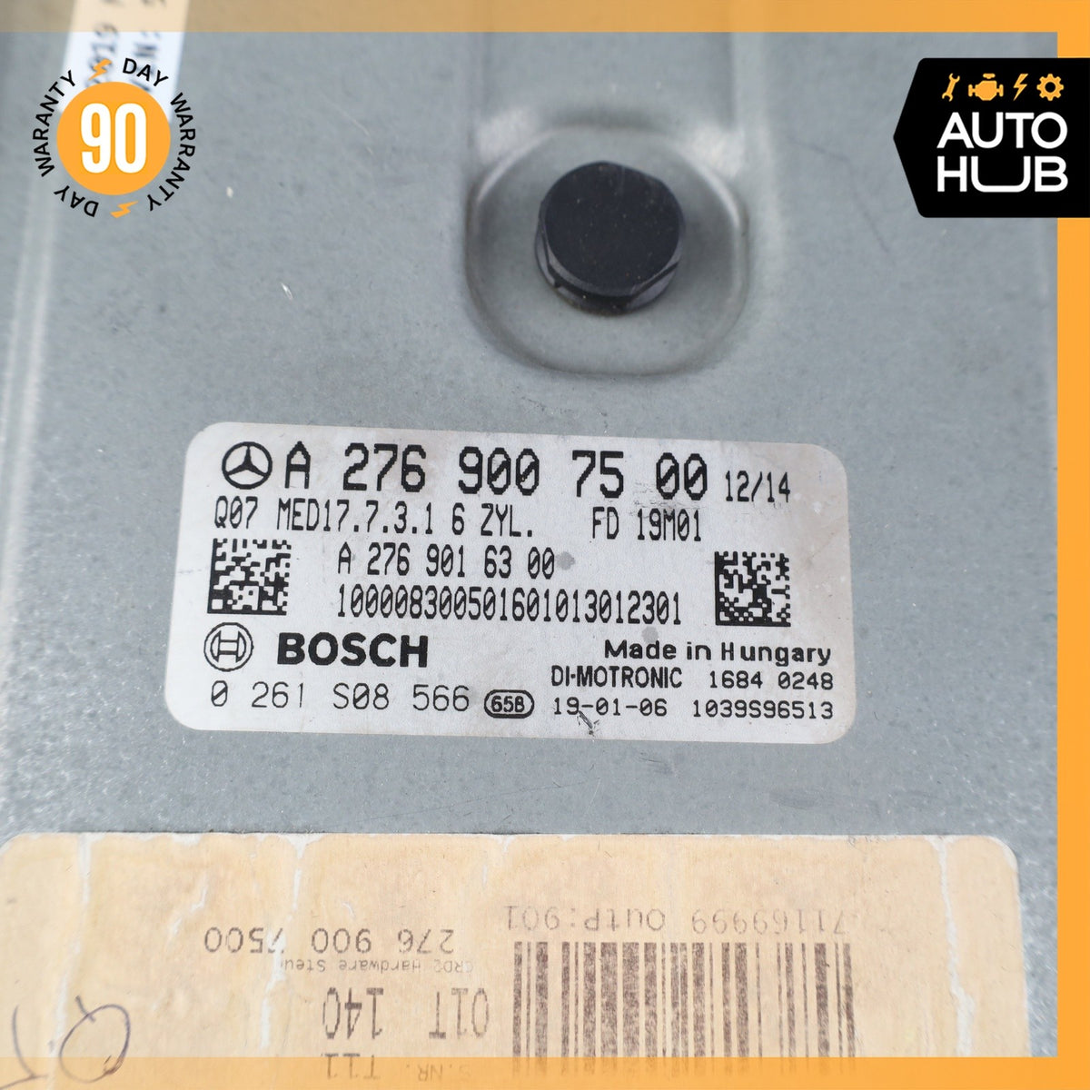 16-20 Mercedes W205 C43 AMG  S450 E450 M276 ECU Engine Control Module Unit OEM - photo 10
