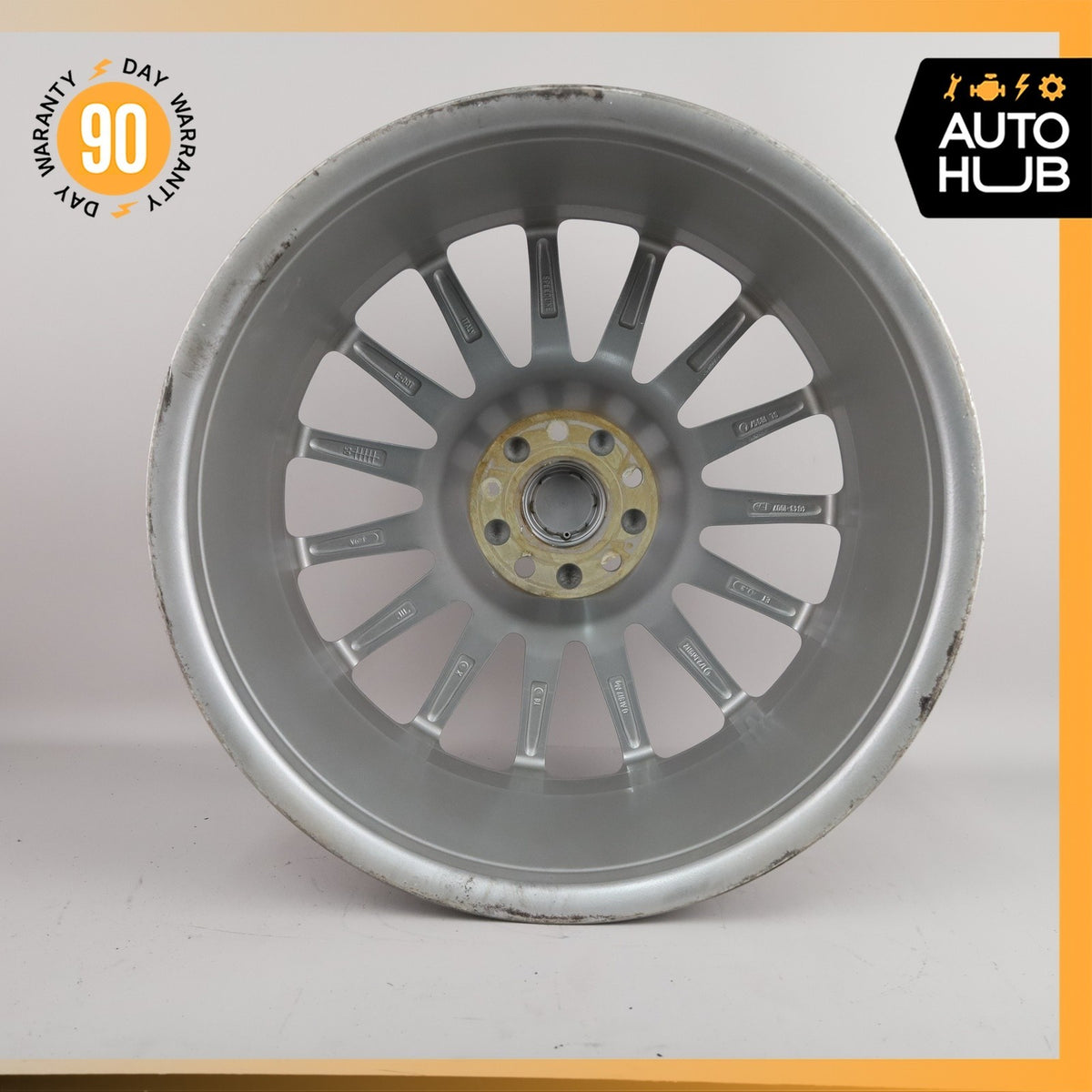 Aston Martin DB9 8.5 x 19 19" Front Wheel Rim Silver 4G431007FA OEM - photo 7