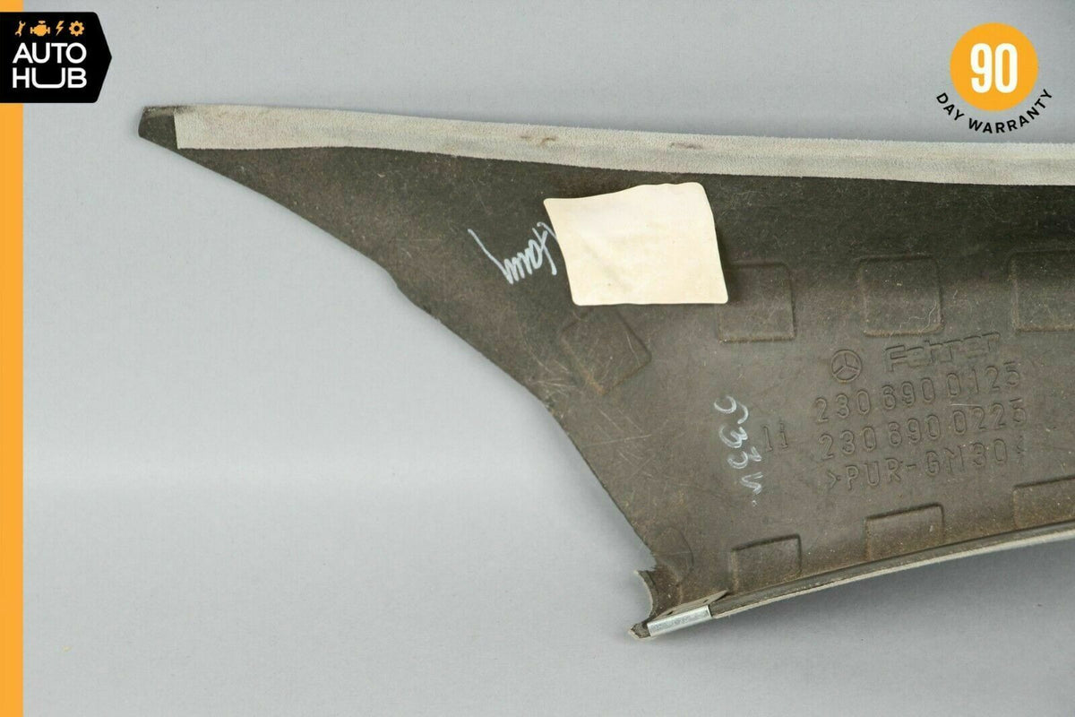 03-12 Mercedes R230 SL55 SL500 Front Left Interior Trim Panel A Pillar Suede OEM - photo 7