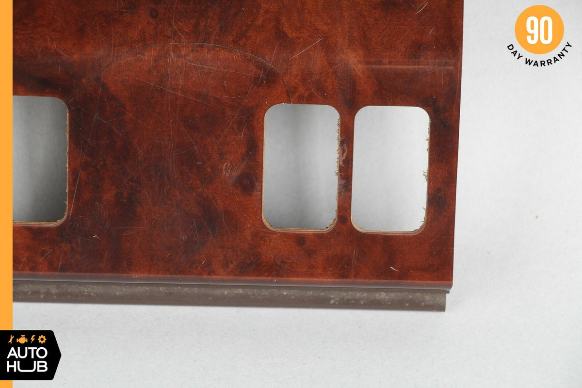 93-99 Mercedes W140 CL600 S500 S600 Coupe Rear Window Switch Trim Bezel Wood OEM - photo 5